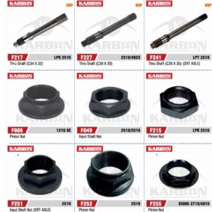 Thru Shaft Assembly / Pinion Nut